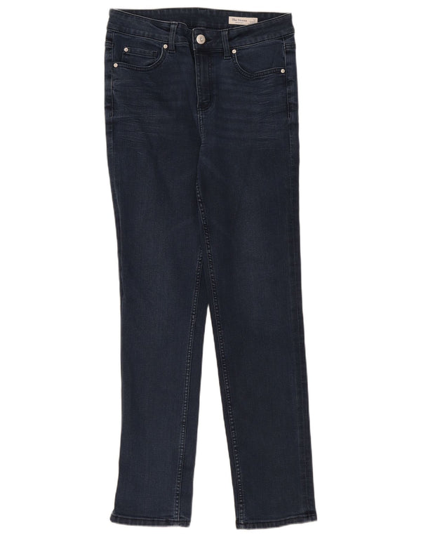 Jeans dritti da donna Marks & Spencer UK 12 medio W30 L30 blu navy
