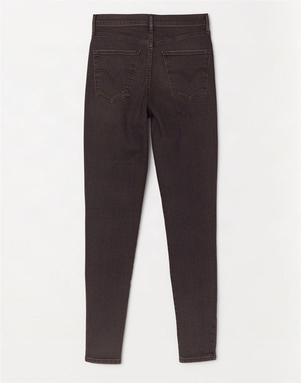 Jeans Levi's Mile High Super Skinny da donna W29 L30 cotone grigio