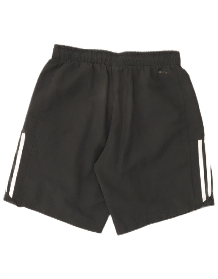 Pantaloncini sportivi Adidas Climalite da uomo piccoli in poliestere grigio