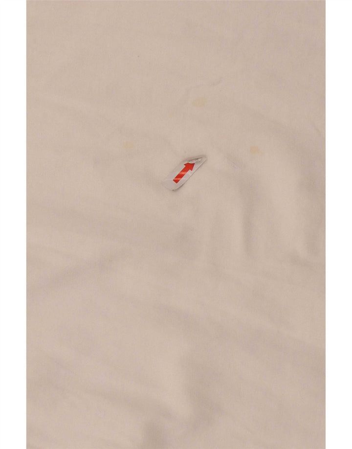 Top grafico da donna Ellesse manica lunga UK 10 piccolo cotone bianco