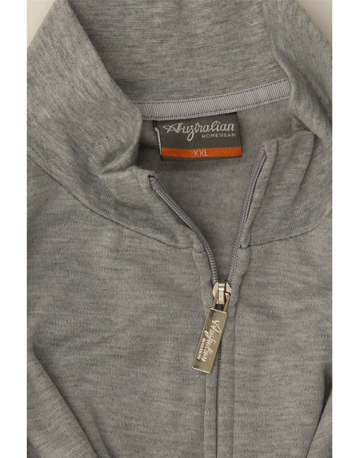 Giacca da tuta da uomo AUSTRALIAN L'ALPINA 2XL Grigio chiazzato