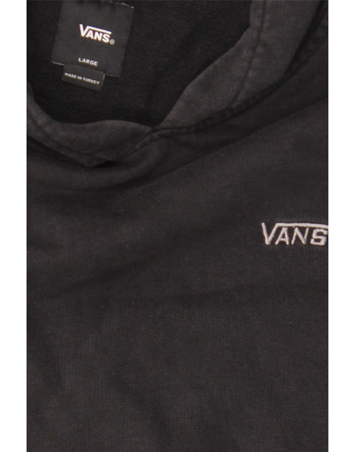 Felpa con cappuccio grafica da ragazzo Vans 12-13 anni Large Nera