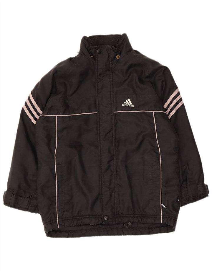 Giacca a vento Adidas da ragazzo 11-12 anni Nera