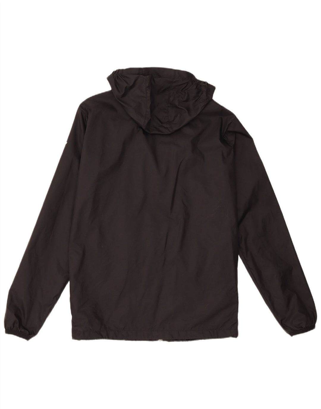 Giacca antipioggia da uomo con cappuccio grafico Puma UK 36 Small nylon nero