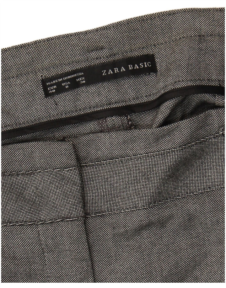 Pantaloni chino slim da uomo Zara EU 40 medio W30 L27 grigio poliammide