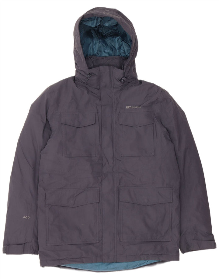 MOUNTAIN WAREHOUSE Giacca imbottita con cappuccio da uomo UK 38 medio blu navy