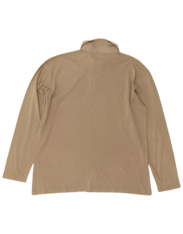 CALVIN KLEIN JEANS Polo Manica Lunga Bambino 15-16 Anni Cotone Beige