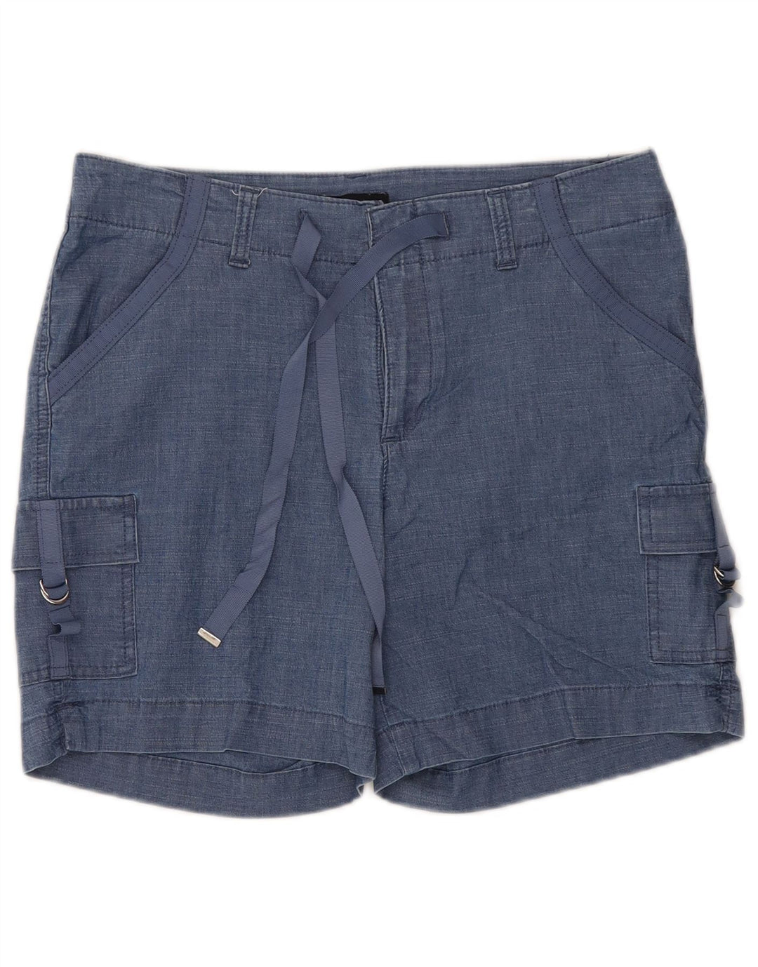 Pantaloncini cargo LEE da donna a vita media con vestibilità regolare US 10 Large W34 in cotone blu