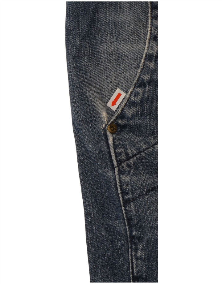 Pantaloncini di jeans LEE Whizit da uomo W32 in cotone blu medio