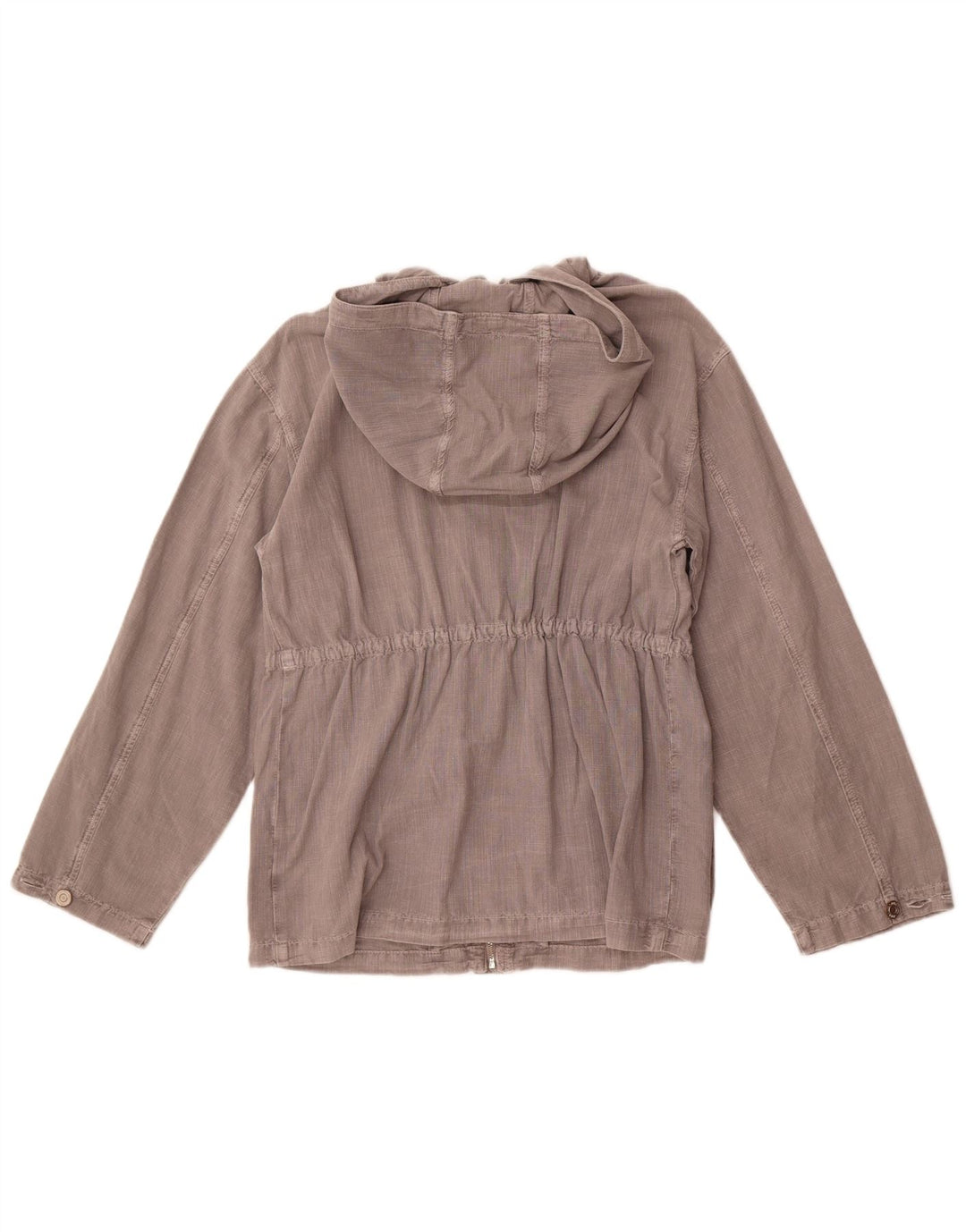 Giacca utility con cappuccio Zara per ragazze 13-14 anni in cotone grigio