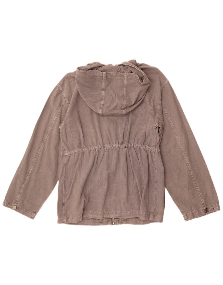 Giacca utility con cappuccio Zara per ragazze 13-14 anni in cotone grigio