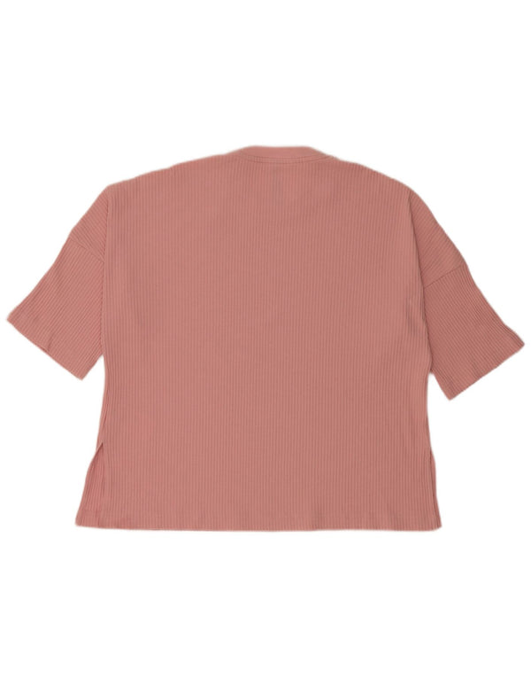 Maglietta Adidas Bambina Top 14-15 Anni Cotone Rosa
