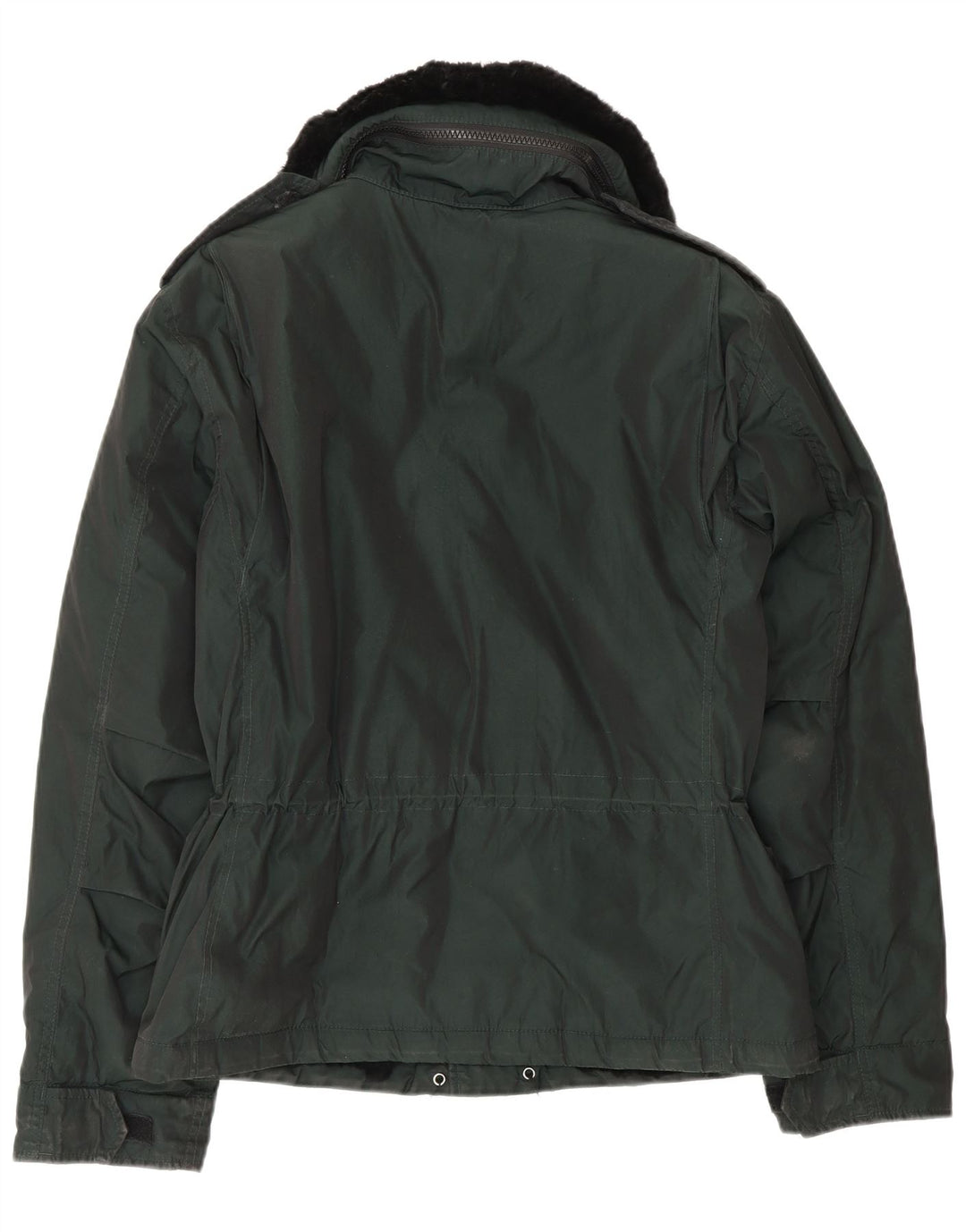 Giacca militare da uomo Aspesi UK 38 Poliestere color block verde medio