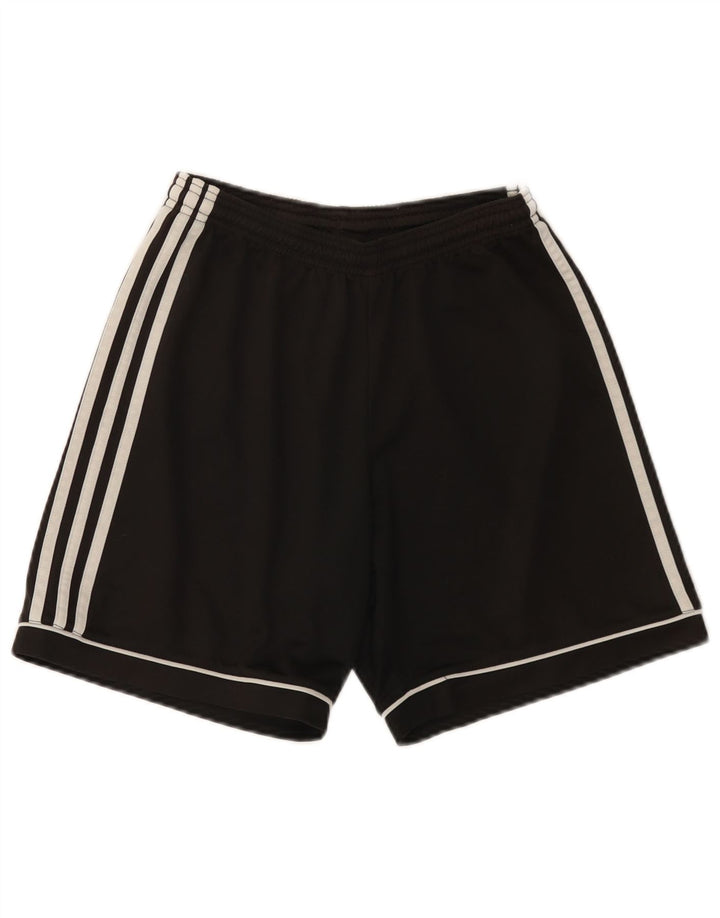 Pantaloncini sportivi Adidas Climalite da uomo piccoli in poliestere nero