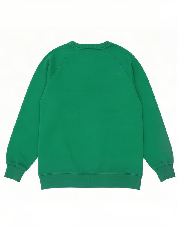 Tommy Hilfiger Felpa grafica da uomo Maglione piccolo cotone verde