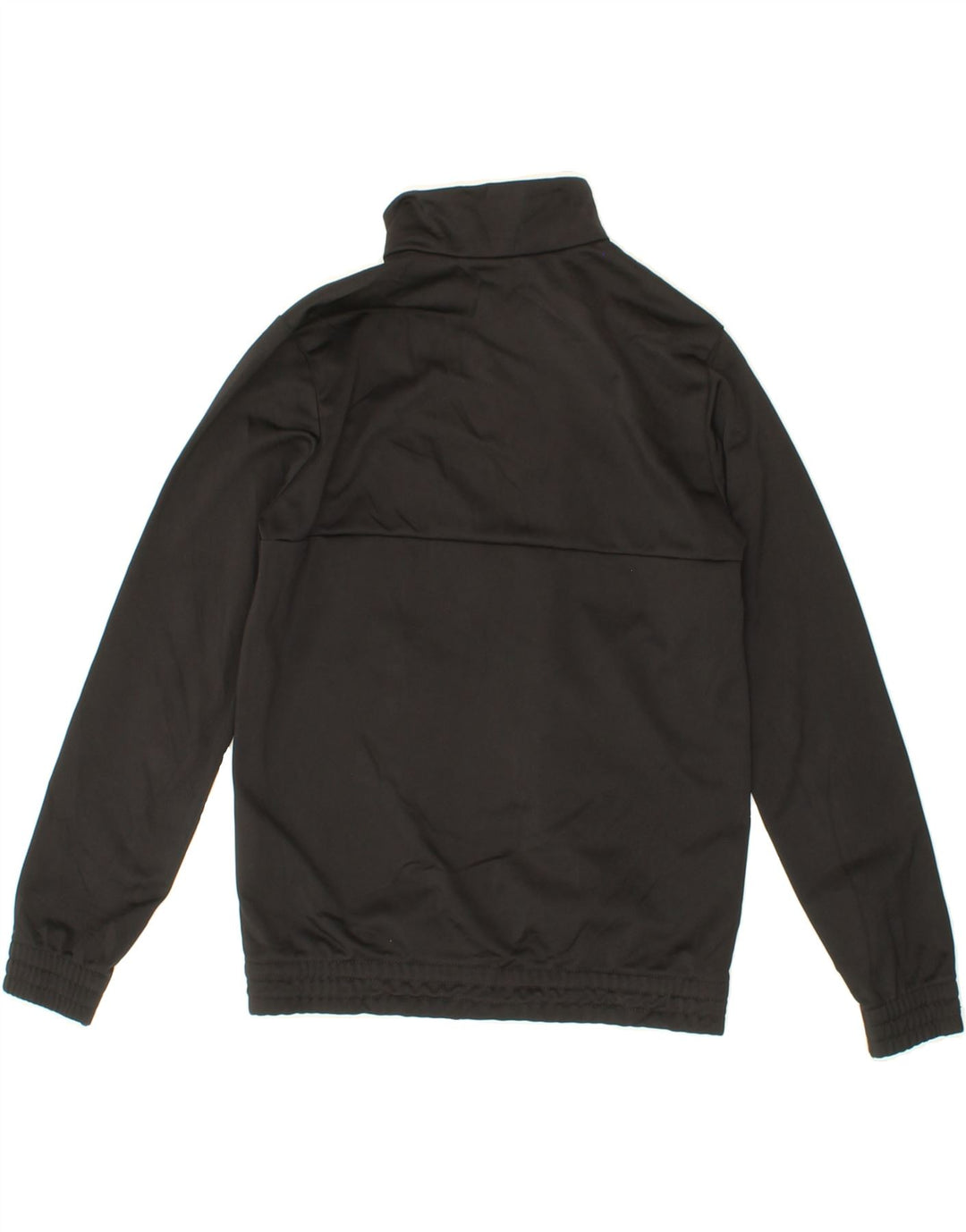 ADIDAS Boys Tracksuit Top Jacket 10-11 Years Black Colourblock Polyester Vintage Adidas and Second-Hand Adidas from Messina Hembry 