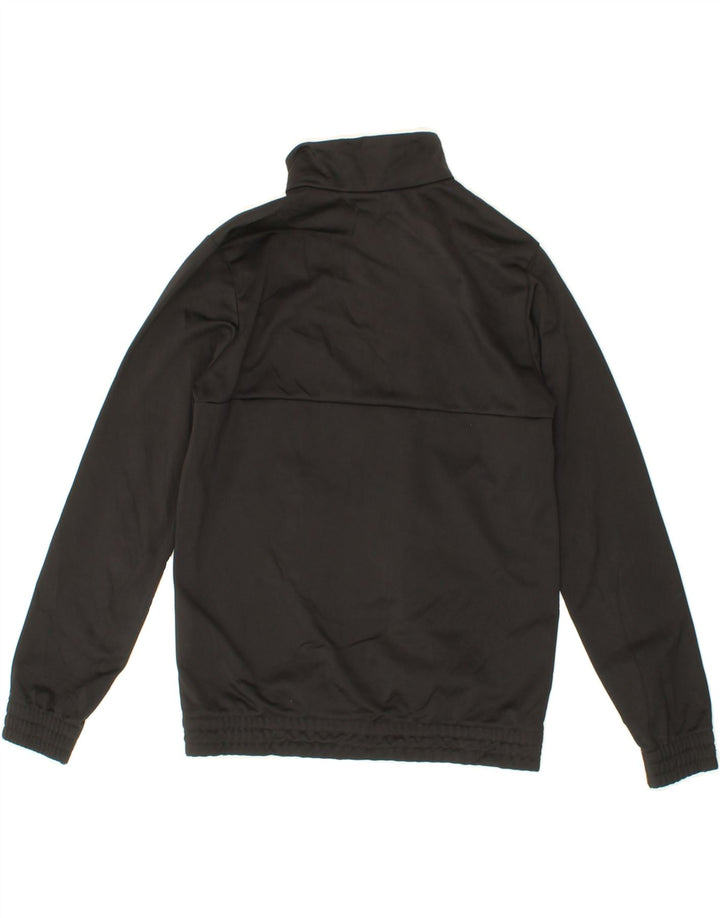 ADIDAS Boys Tracksuit Top Jacket 10-11 Years Black Colourblock Polyester Vintage Adidas and Second-Hand Adidas from Messina Hembry 