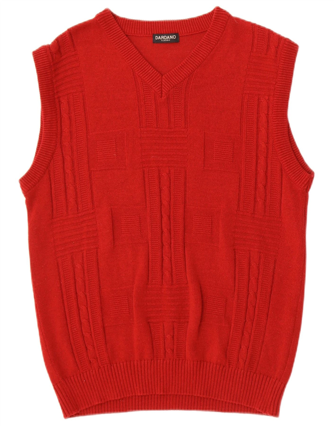 Canotta Uomo Dardano IT 50 Rosso Medio Cotone