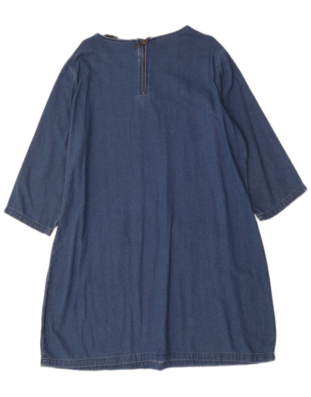 Abito in denim oversize con maniche a 3/4 da donna Marks & Spencer UK 16 grande blu