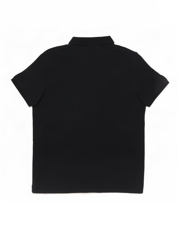 Polo grafica da uomo Gant grande in cotone nero
