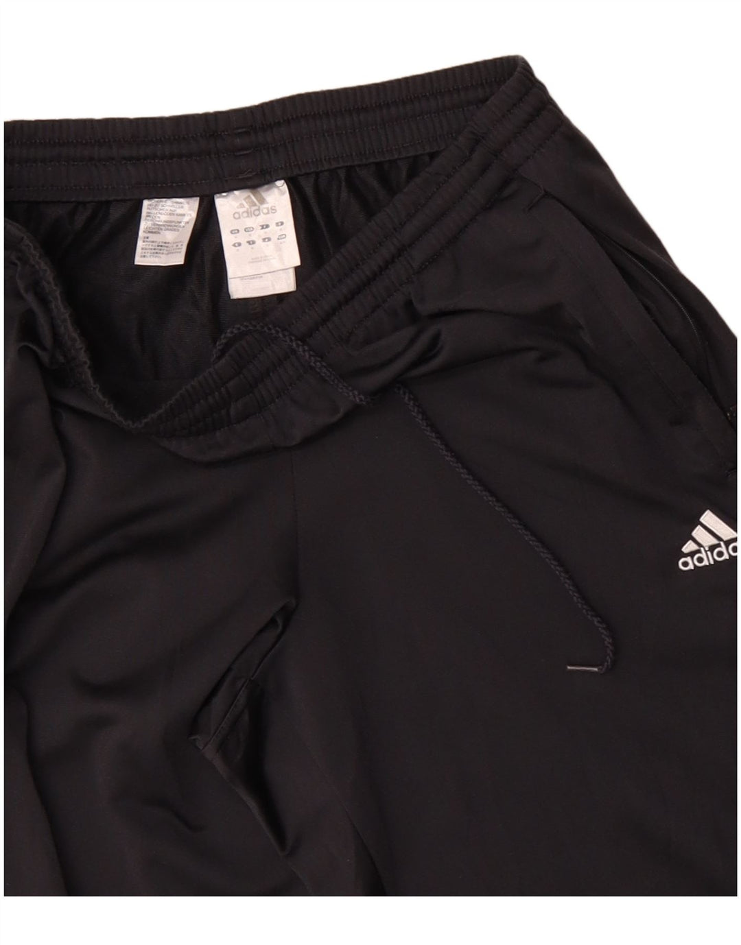 Pantaloni da tuta da uomo Adidas in poliestere grigio medio
