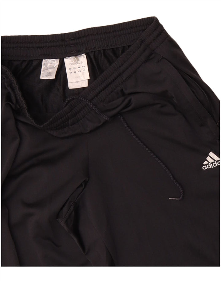Pantaloni da tuta da uomo Adidas in poliestere grigio medio