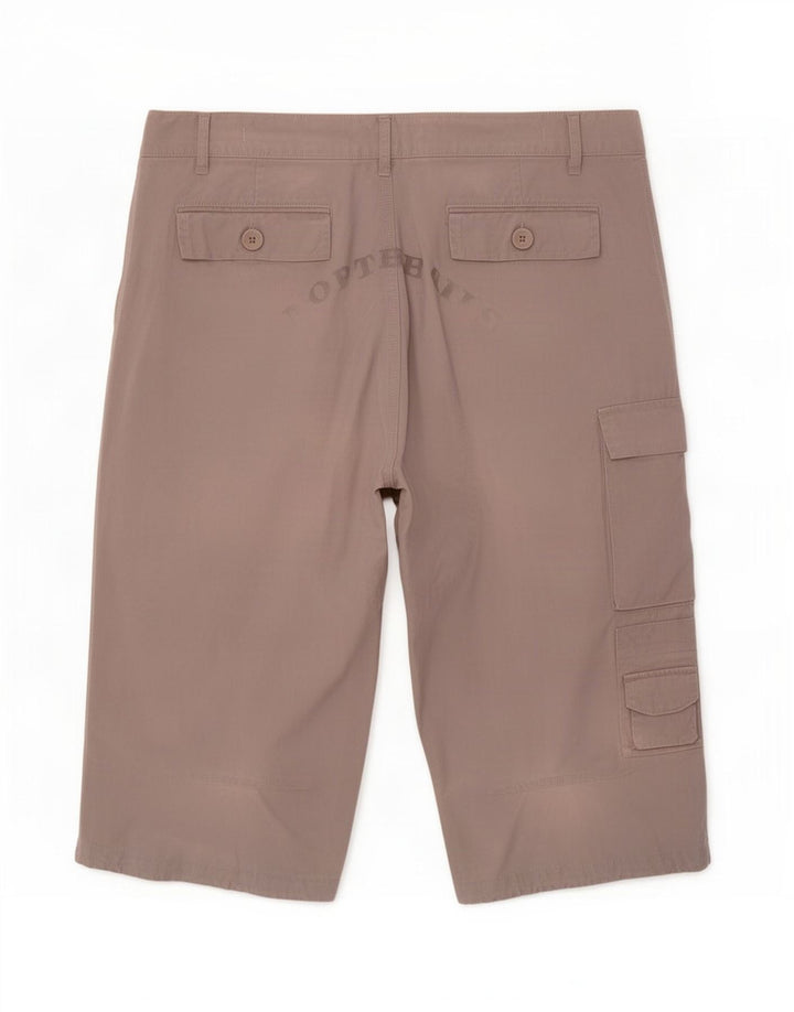 Pantaloncini cargo grafici da uomo North Sails grandi W36 in cotone grigio