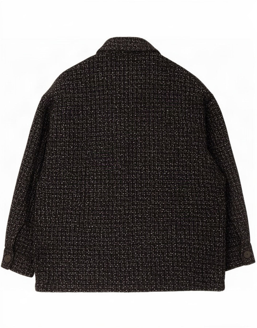 Giacca utility oversize da donna Zara UK 14 cotone medio nero a quadri