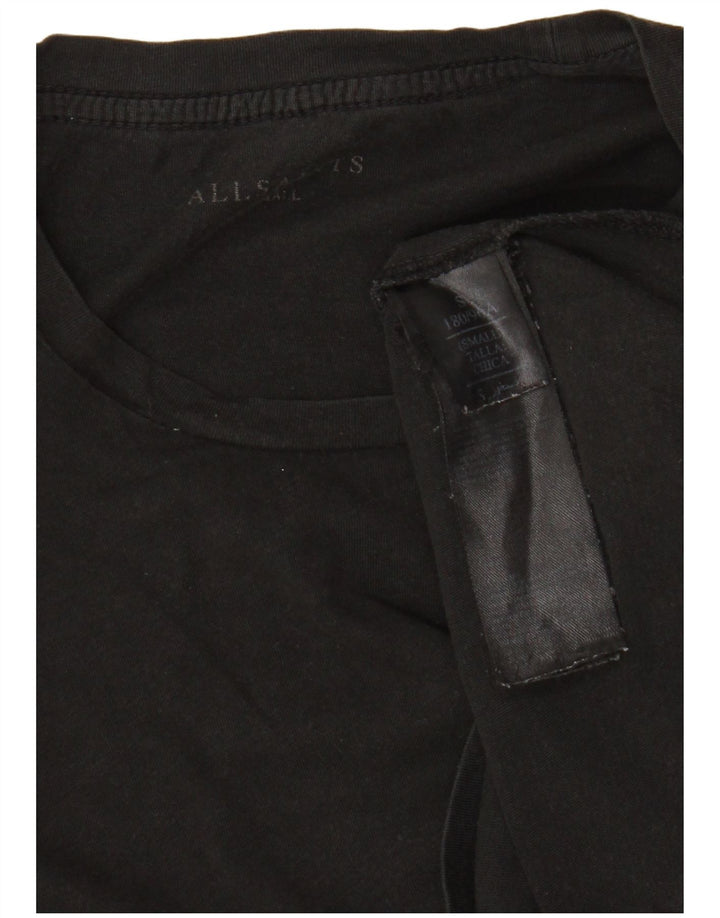 T-shirt da uomo ALL SAINTS Top piccola in cotone nero