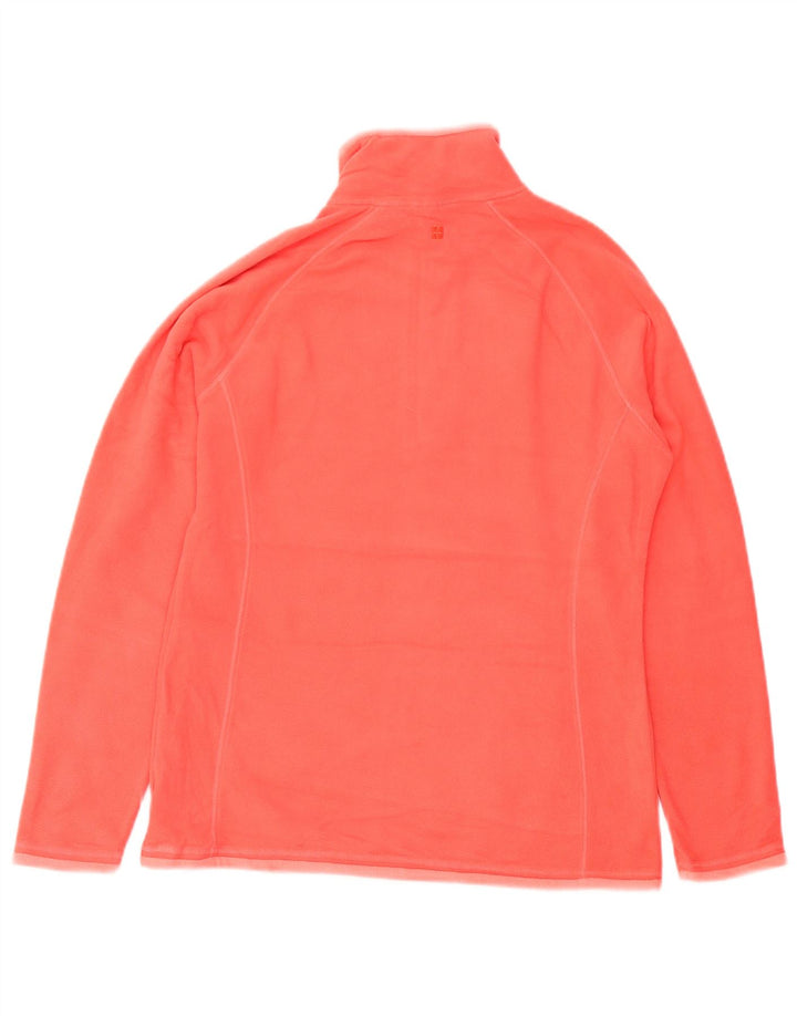 Maglione in pile da donna con collo e zip Mountain Warehouse UK 12 Arancione medio