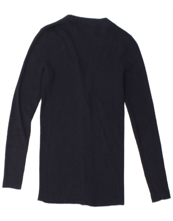 Maglione cardigan da donna Zara UK 14 blu navy medio