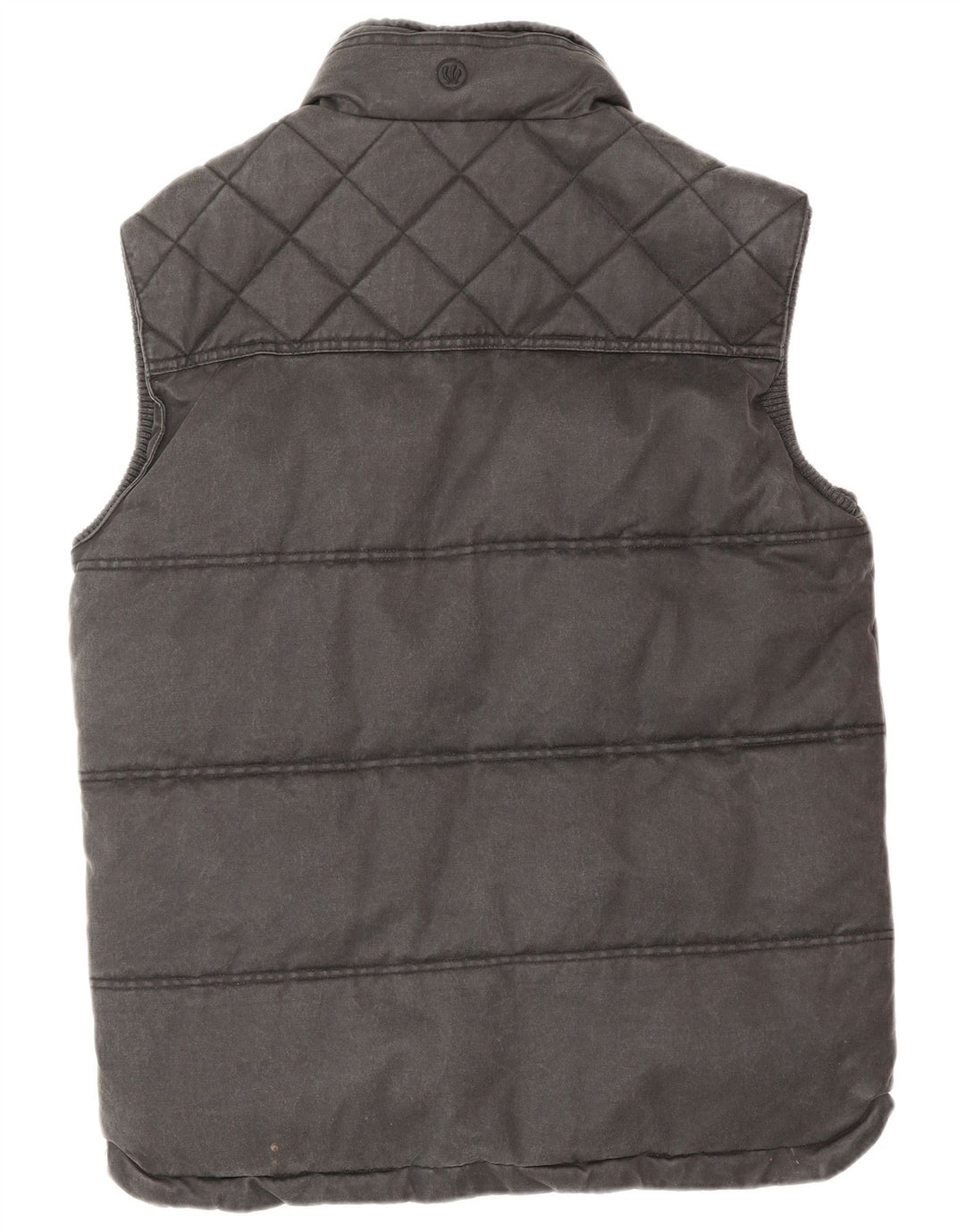 Gilet imbottito da uomo FAT FACE UK 36 piccolo cotone grigio