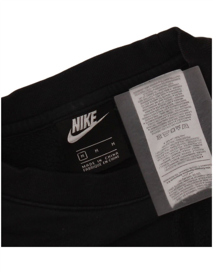 Felpa Nike Uomo Maglia Media Cotone Nero