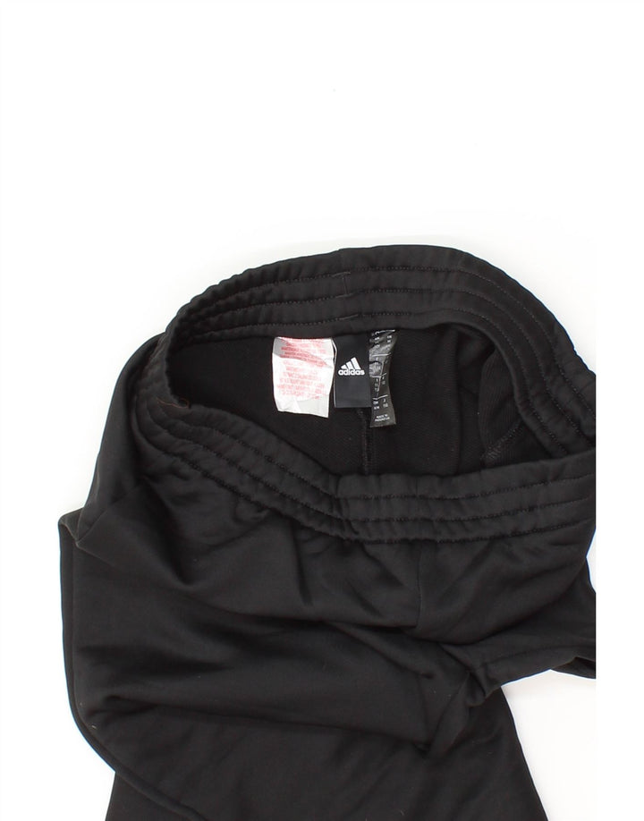ADIDAS Boys Tracksuit Trousers Joggers 11-12 Years  Black Polyester Vintage Adidas and Second-Hand Adidas from Messina Hembry 