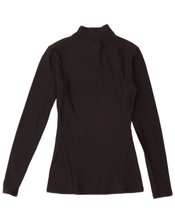 Maglia a maniche lunghe da donna Under Armour UK 10 Small in nylon blu navy