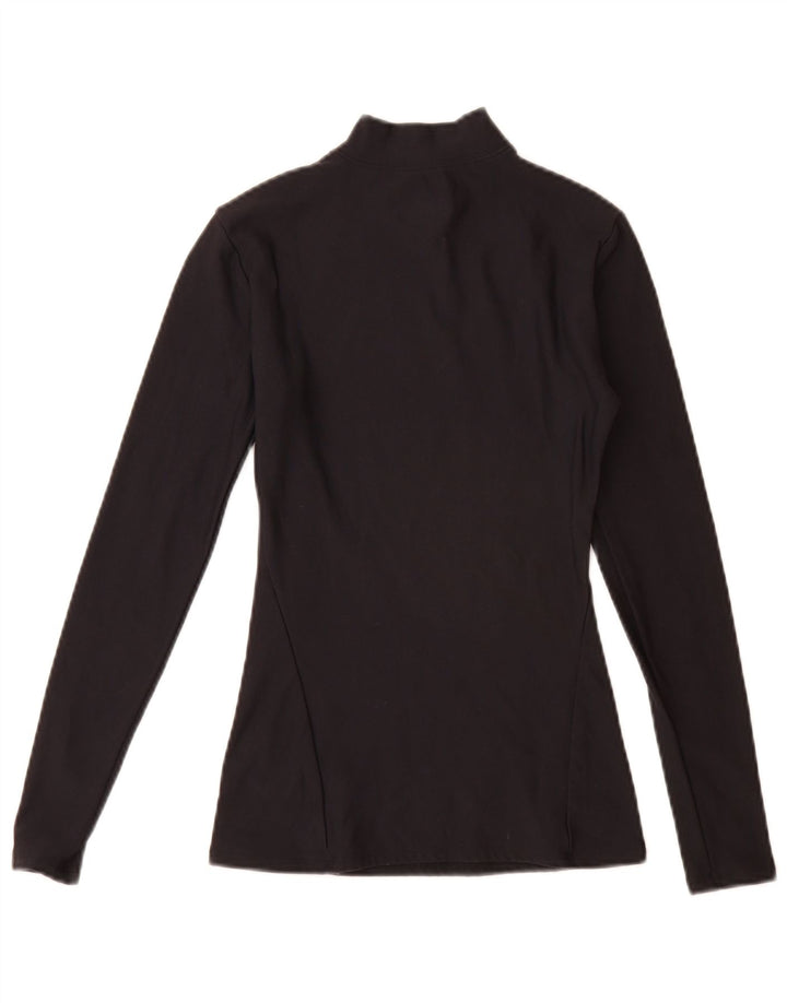 Maglia a maniche lunghe da donna Under Armour UK 10 Small in nylon blu navy
