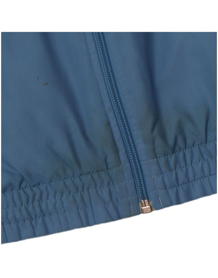 Giacca da tuta da uomo ADIDAS grande in poliestere color block blu