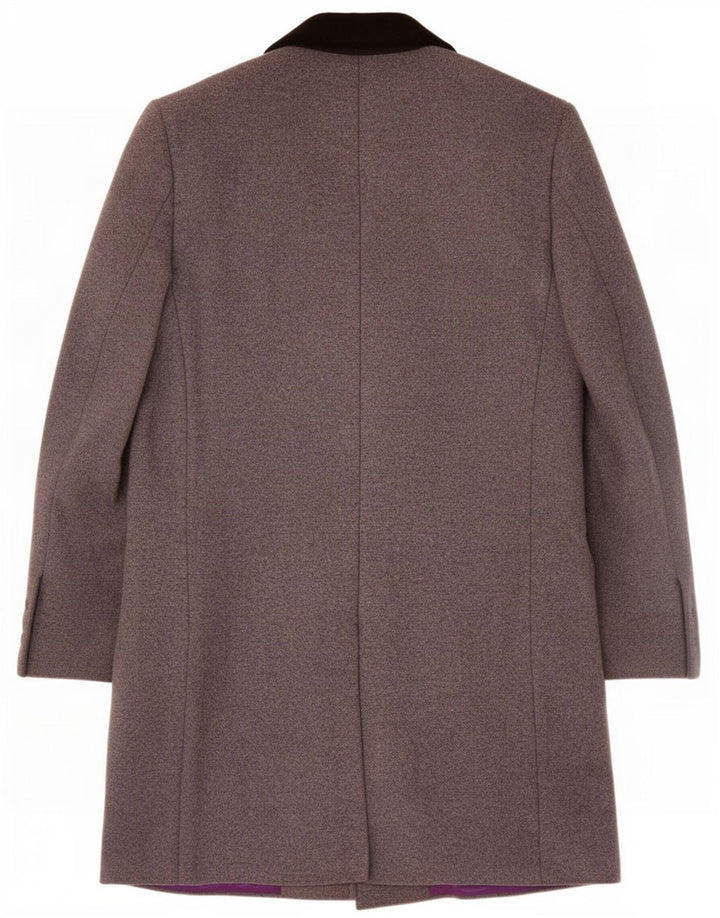 Jeff Banks Cappotto da uomo UK 40 Large Grigio Lana