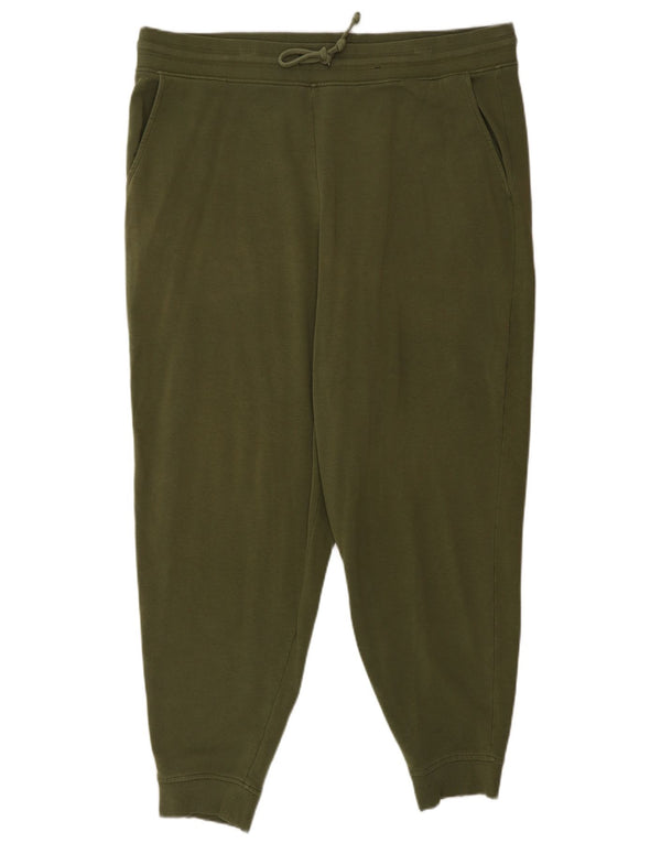 Pantaloni da tuta da donna Marks & Spencer Joggers UK 20 2XL Cotone kaki
