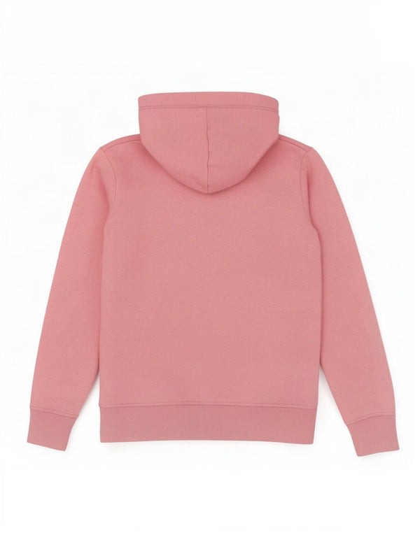 Felpa con cappuccio da donna Superdry UK 8 Small in cotone rosa