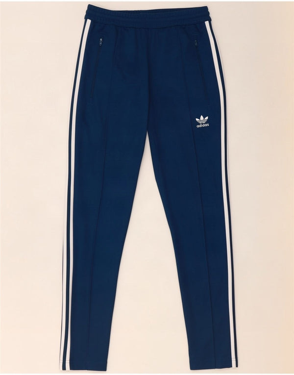 Pantaloni da tuta da uomo Adidas XS in cotone blu navy