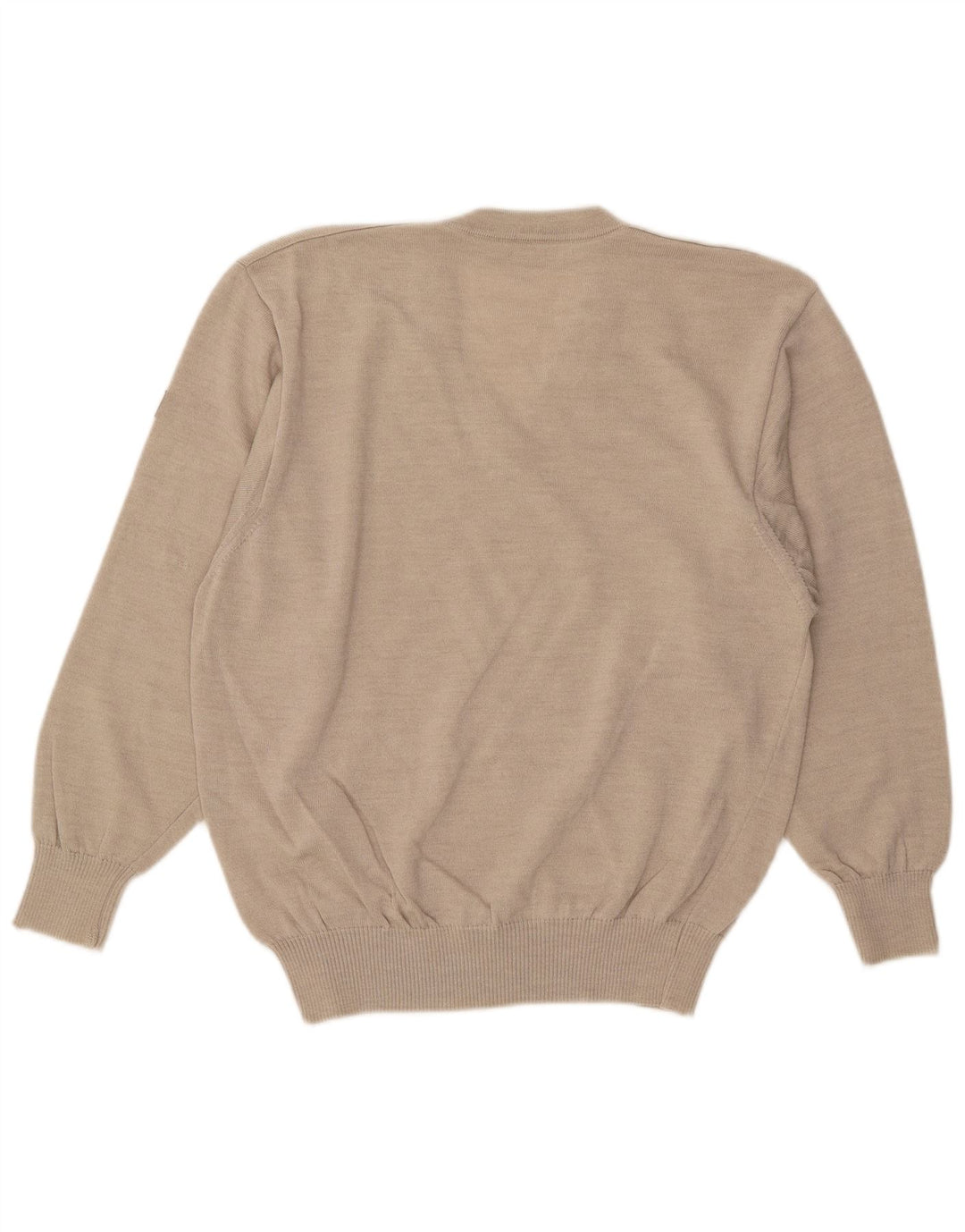 Maglione da uomo con scollo a V Marz IT 48 Lana beige medio