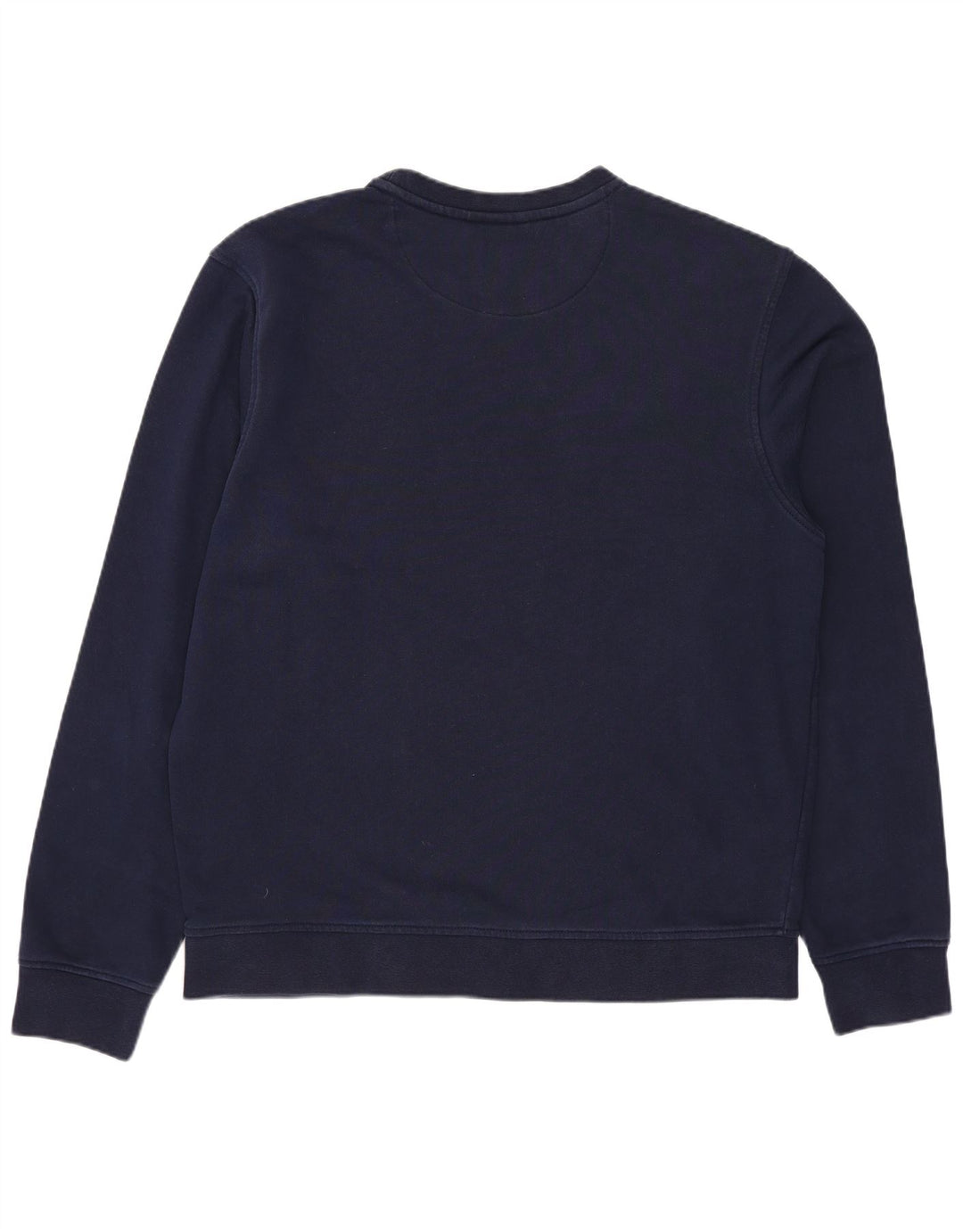 LACOSTE Felpa da uomo Maglione taglia 4 medio cotone blu navy