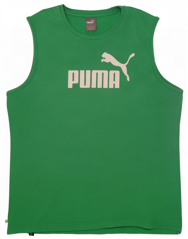 Canotta grafica da uomo Puma Large verde