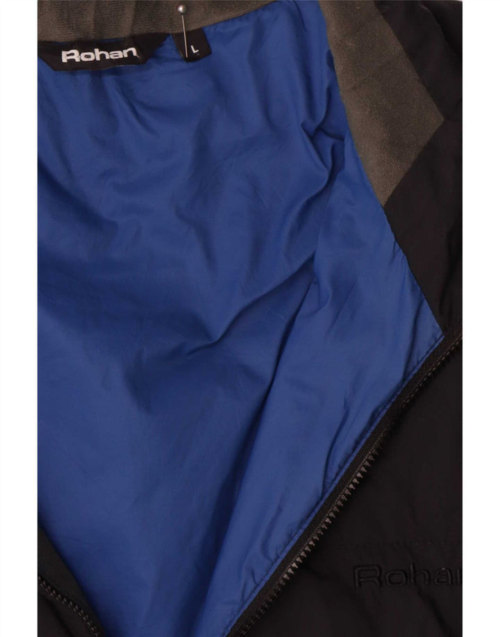 Giacca imbottita da uomo Rohan UK 40 Large Blu Navy in poliammide