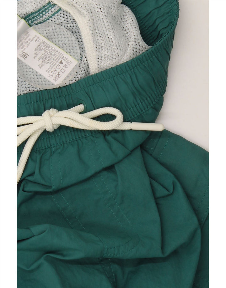 Pantaloncini da bagno cargo da uomo Marks & Spencer verde medio in poliammide