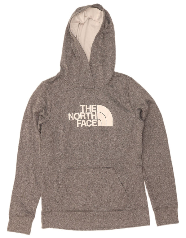 Felpa con cappuccio grafica da donna The North Face UK 10 Small Poliestere grigio
