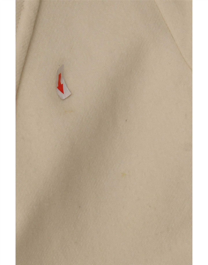 Soprabito da donna Zara UK 16 grande poliestere bianco