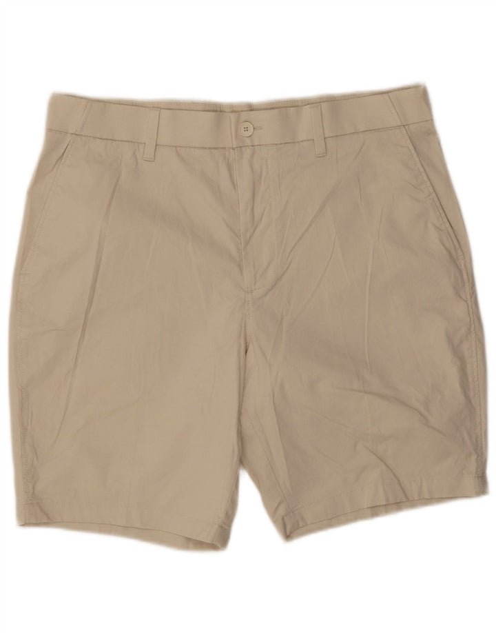 Pantaloncini chino vestibilità regolare da uomo Marks & Spencer Autograph W36 Large Beige