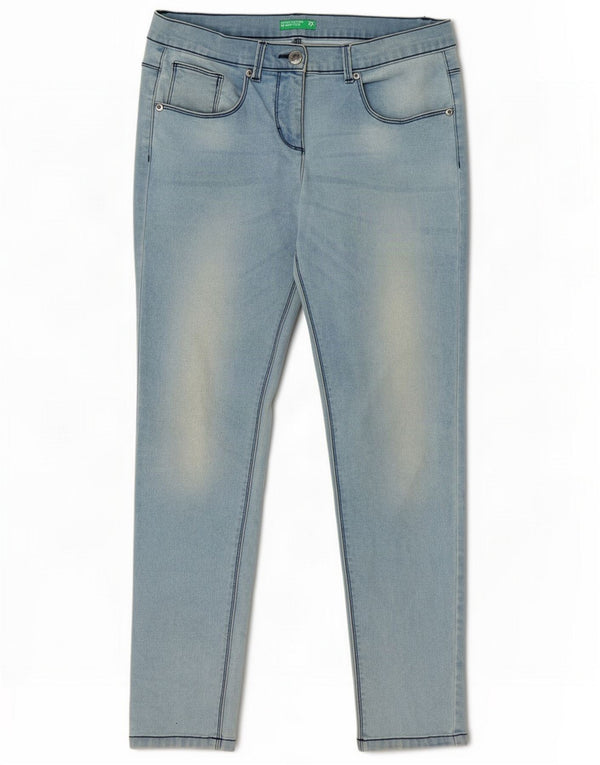 Jeans slim per bambina Benetton 11-12 anni 2XL W28 L27 Cotone blu